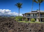 Big Island of Hawaii... Lava rock surrounding the villa on the golf course.